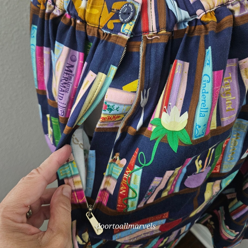 Loungefly Stitch Shoppe Skirt sz XL Disney Book Print - Picture 10 of 12